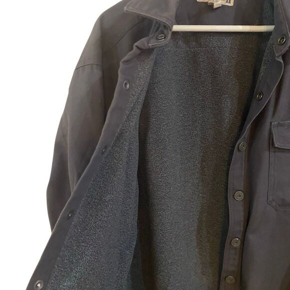 Duluth Trading Large TALL gray men’s jacket 100% cotton - Picture 2 of 4